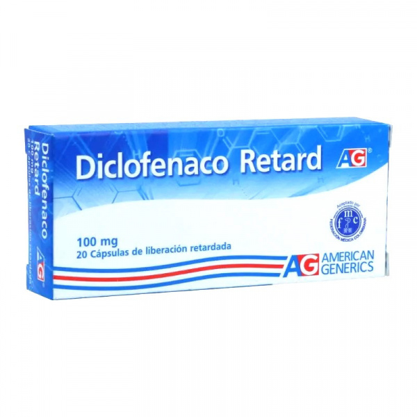  DICLOFENACO RETARD 100 mg - CJA x 20 CAP