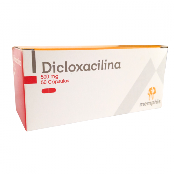  DICLOXACILINA 500 mg - CJA x 50 CAP