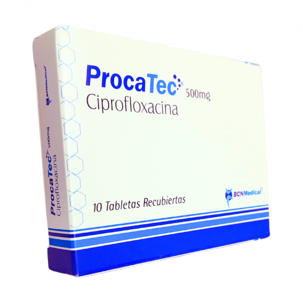  PROCATEC - CIPROFLOXACINA 500 mg - CJA x 10 TAB
