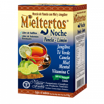 MIELTERTOS NOCHE PANELA-LIMON - CJA x 6 SOB x 15 g