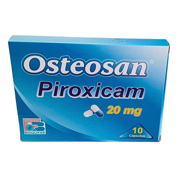 OSTEOSAN - PIROXICAM 20 mg - CJA x 10 CAP