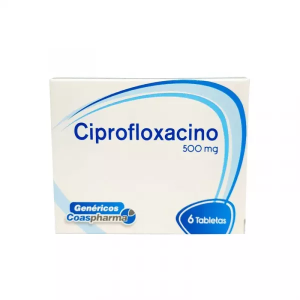 CIPROFLOXACINO 500 mg - CJA x 6 TAB