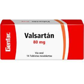  VALSARTAN 80 mg - CJA x 14 TAB REC