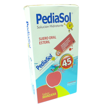 PEDIASOL 45 MANZANA - CJA x 5 SACHET x 100 mL