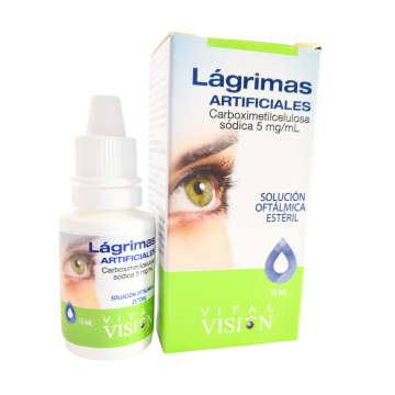  LAGRIMAS ARTIFICIALES - CARBOXIMETILCELULOSA SODICA 5 mg/mL - GTO x 15 mL GTS