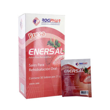  ENERSAL FRESA - SALES PARA HIDRATACIÓN - CJA x 30 SOB x 21 g