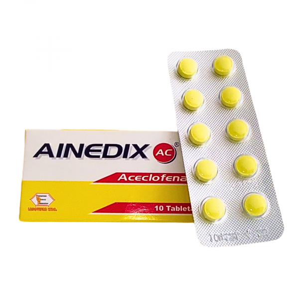 AINEDIX AC - ACECLOFENACO 100 mg - CJA x 10 TAB