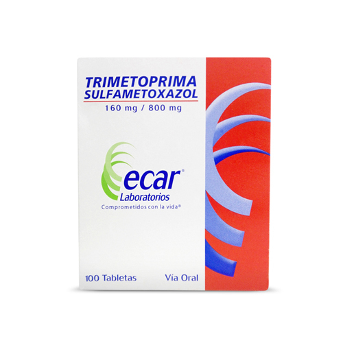  TRIMETOPRIMA SULFA 160 mg / 800 mg - CJA x 100 TAB