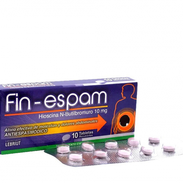 FIN-ESPAM - HIOSCINA N-BUTILBRO 10 mg - CJA x 10 TAB