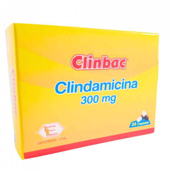  CLINBAC - CLINDAMICINA 300 mg - CJA x 24 CAP