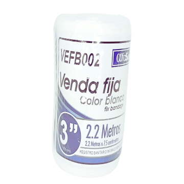  VENDA FIJA BLANCA 3" x 2 m - UNIDAD