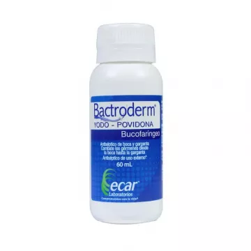 BACTRODERM BUCOFARINGEO - YODOPOVIDONA 8g / 100mL - FCO x 60 mL