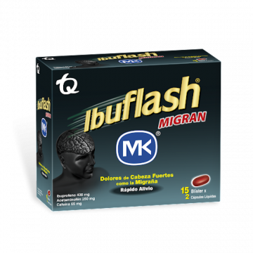  IBUFLASH MIGRAN - CJA x 15 SOB x 2 CAP