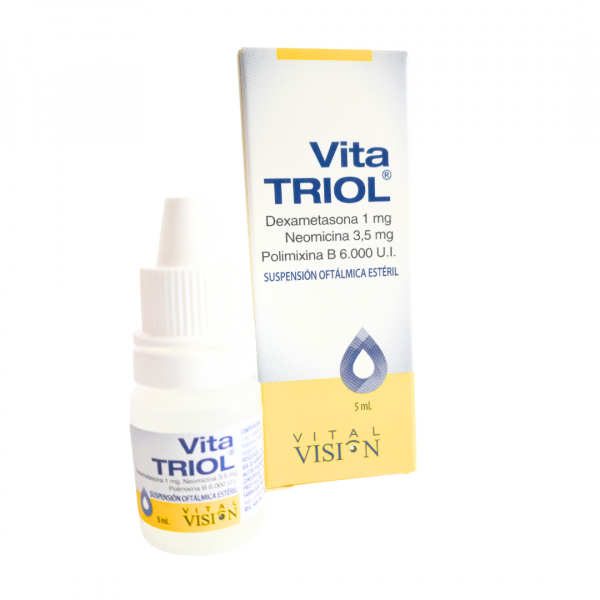  VITATRIOL - DEXA 1 mg + NEO 3.5 mg + POLI 6.000 U.I. - GTO x 5 mL GTS