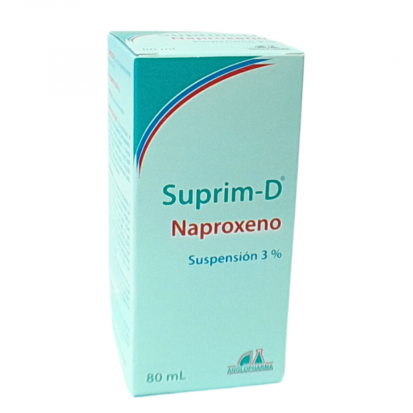  SUPRIM-D - NAPROXENO 3% - FCO x 80 mL SUSP