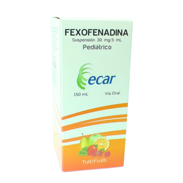  FEXOFENADINA 30 mg / 5 mL - FCO x 150 mL SUSP