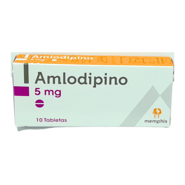  AMLODIPINO 5 mg - CJA x 10 TAB