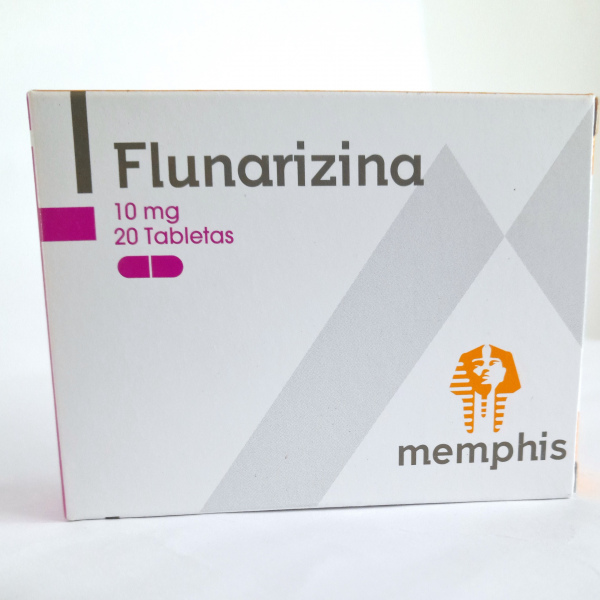 Flunarizina 10 Mg - Cja X 20 Tab