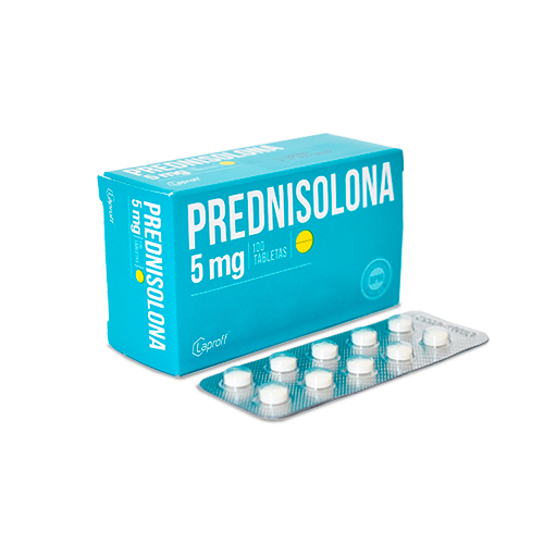 PREDNISOLONA 5 mg - CJA x 100 TAB