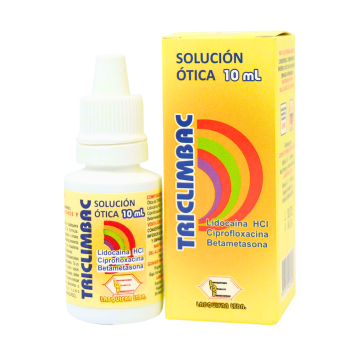 TRICLIMBAC - LIDOCA + CIPROFLA + BETAMETA - GTO x 10 mL GTS