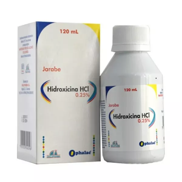  HIDROXICINA HCI 0.25% - FCO x 120 mL JBE
