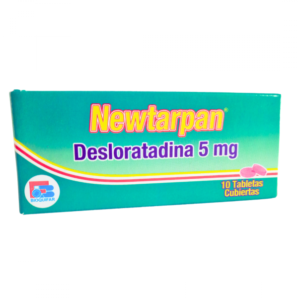 NEWTARPAN - DESLORATADINA 5 mg - CJA x 10 TAB