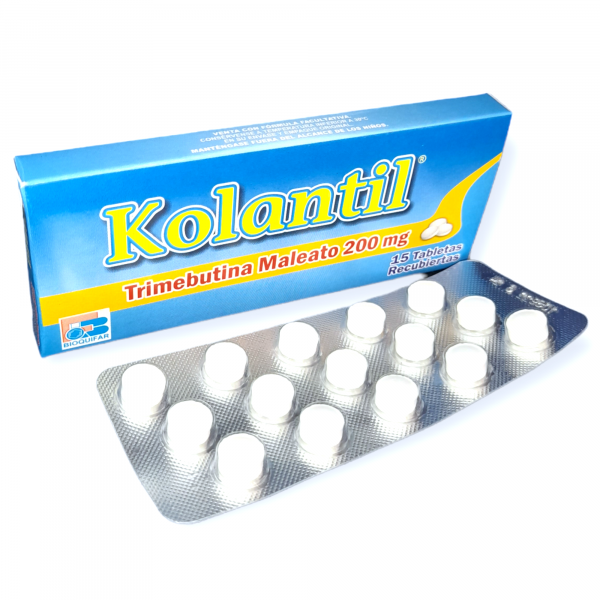  KOLANTIL - TRIMEBUTINA 200 mg - CJA x 15 TAB