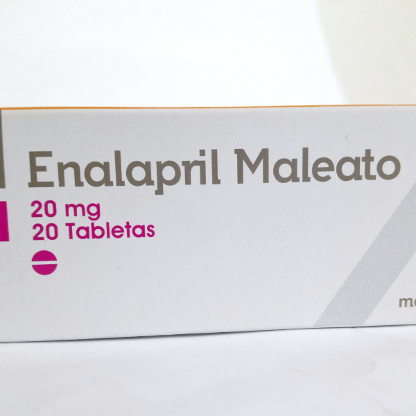 Enalapril Maleato 20 Mg - Cja X 20 Tab