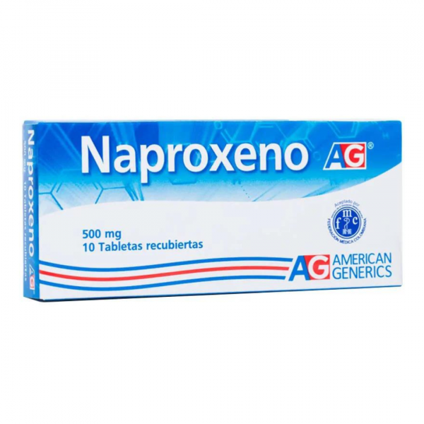 NAPROXENO 500 mg - CJA x 10 TAB