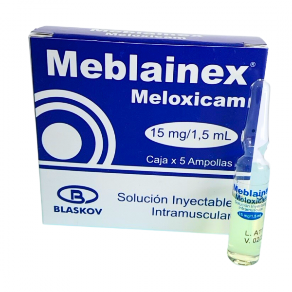  MEBLAINEX - MELOXICAM 15 mg - CJA x 5 AMP