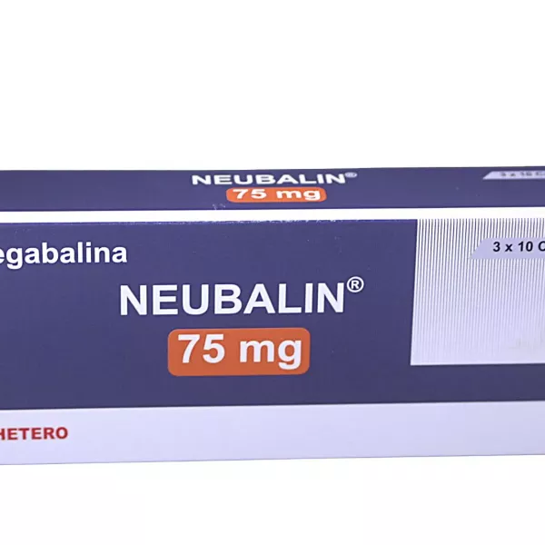  NEUBALIN - PREGABALINA 75 mg - CJA x 30 CAP