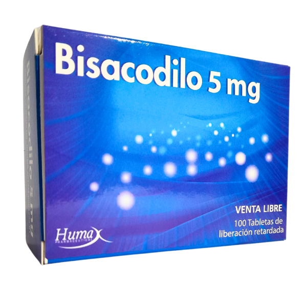  BISACODILO 5 mg - CJA x 100 TAB