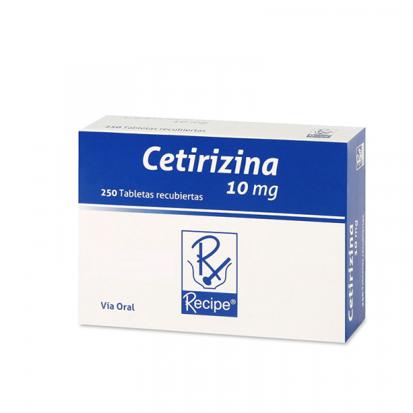  CETIRIZINA 10 mg - CJA x 250 TAB