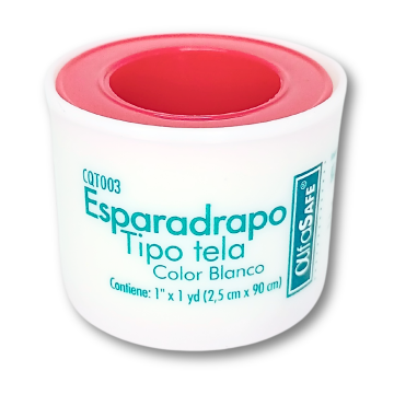  ESPARADRAPO TELA BLANCO 1" x 1 yd - UNIDAD