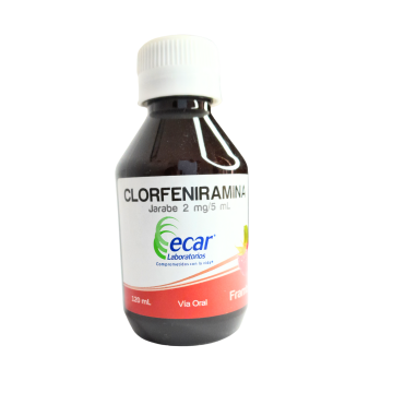  CLORFENIRAMINA 2 mg / 5 mL - FCO x 120 mL