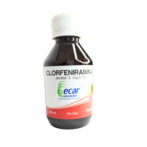 Clorfeniramina 2 Mg / 5 Ml - Fco X 120 Ml