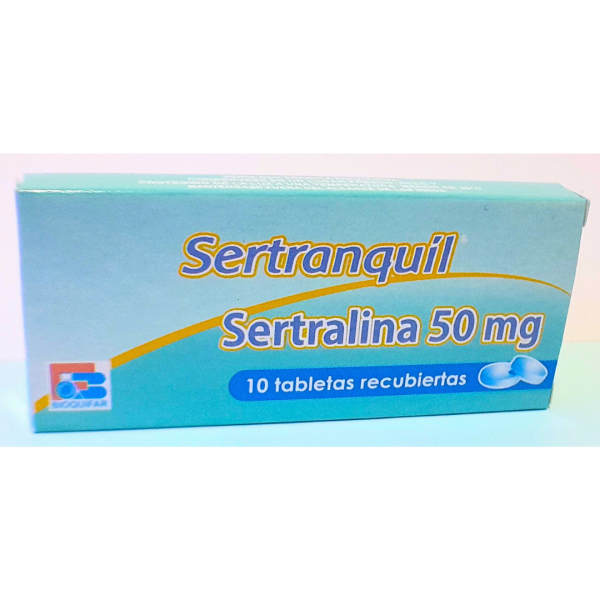  SERTRANQUIL - SERTRALINA 50 mg - CJA x 10 TAB