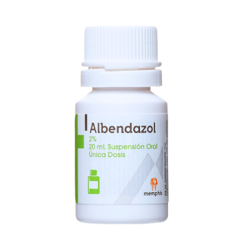  ALBENDAZOL 2% - FCO x 20 mL SUSP