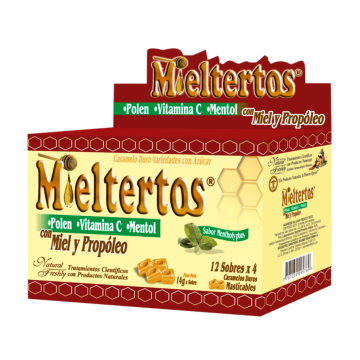 MIELTERTOS CON MIEL Y PROPOLEO - MENTHOLYPTUS - CJA x 12 SOB x 4 TAB