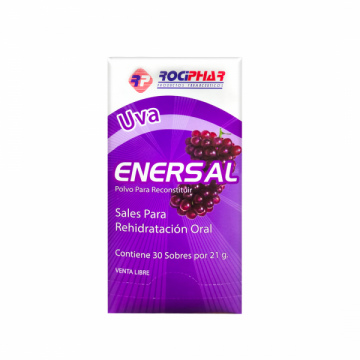 ENERSAL UVA - SALES PARA HIDRATACIÓN - CJA x 30 SOB x 21 g