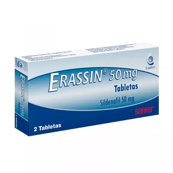  ERASSIN - SILDENAFILO 50 mg - CJA x 2 TAB