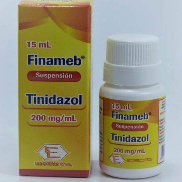 FINAMEB - TINIDAZOL 200 mg/mL - FCO x 15 mL SUSP