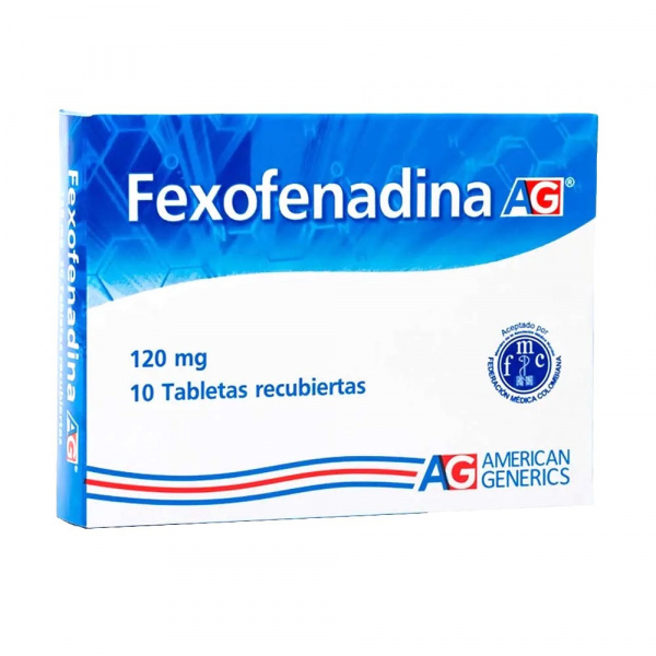  FEXOFENADINA 120 mg - CJA x 10 TAB