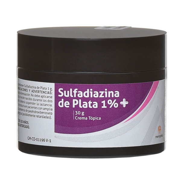  SULFADIAZINA DE PLATA 1% - PTE x 30 g CREMA