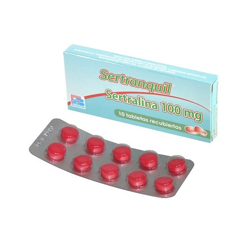  SERTRANQUIL - SERTRALINA 100 mg - CJA x 10 TAB