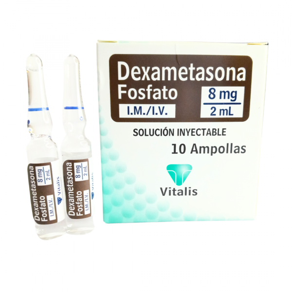  DEXAMETASONA 8 mg / 2 mL - CJA X 10 AMP
