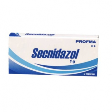  SECNIDAZOL 1 g - CJA x 2 TAB