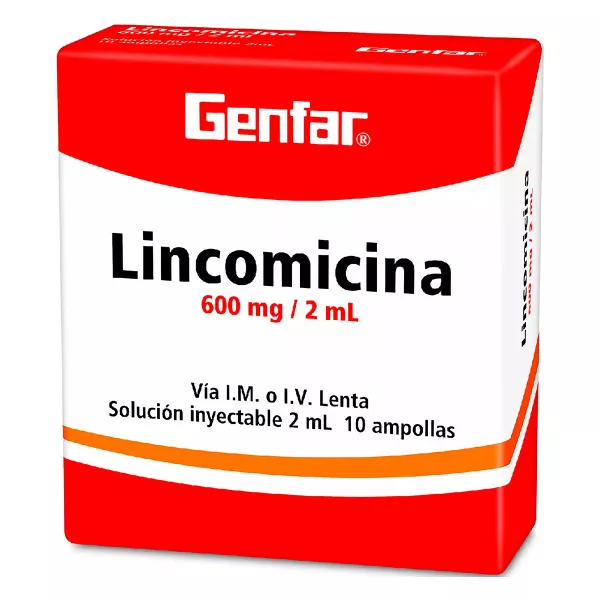 LINCOMICINA 600 mg / 2 mL - CJA x 10 AMP