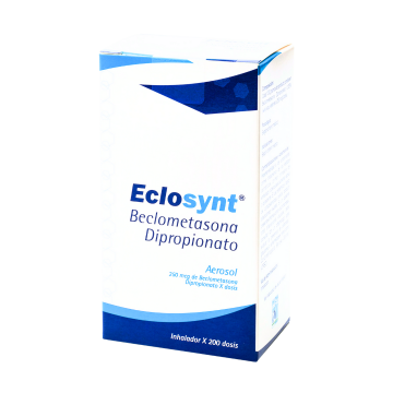   ECLOSYNT - BECLOMETASONA 250 mcg - INHAL x 200 DOSIS