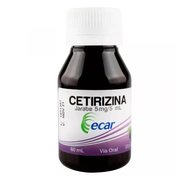  CETIRIZINA 5 mg / 5 mL - FCO x 60 mL